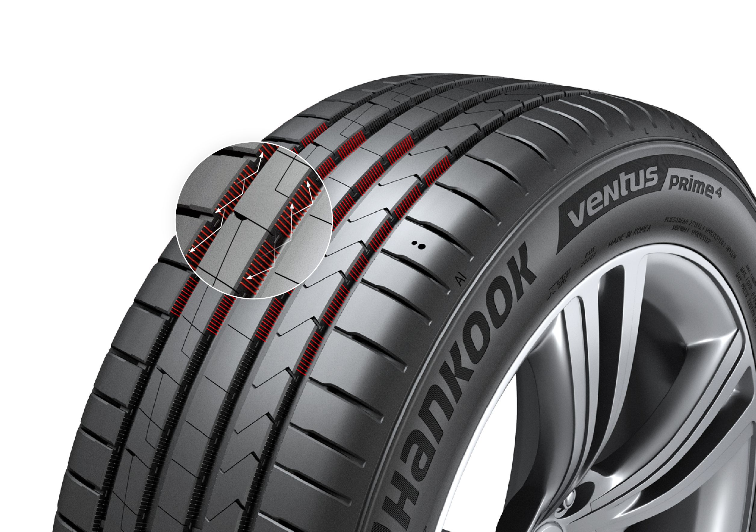 Шина Hankook Ventus Prime 4 K135 (Hankook (вир-во Угорщина) DOT2023 XL 215/45 R17 91Y 215/45 R17